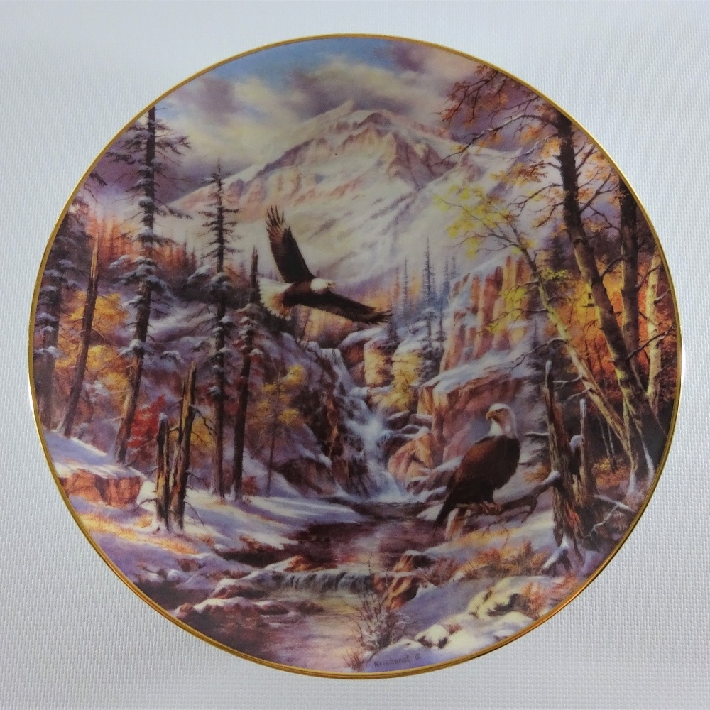 Ice Capped Majesty Plate Rudi Reichardt Collector